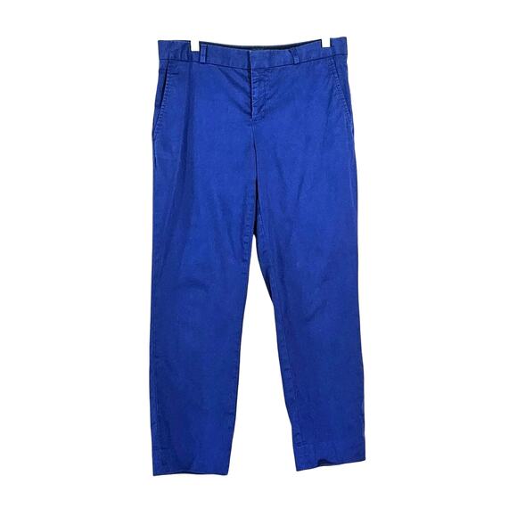 Banana Republic Women's Ryan Fit Royal Blue Crop Ankle Pant Size 6 - Picture 2 of 9